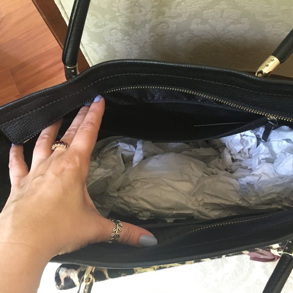 Kate Spade Leopard Tote Longacre Haircalf NWOT - Picture 5 of 7